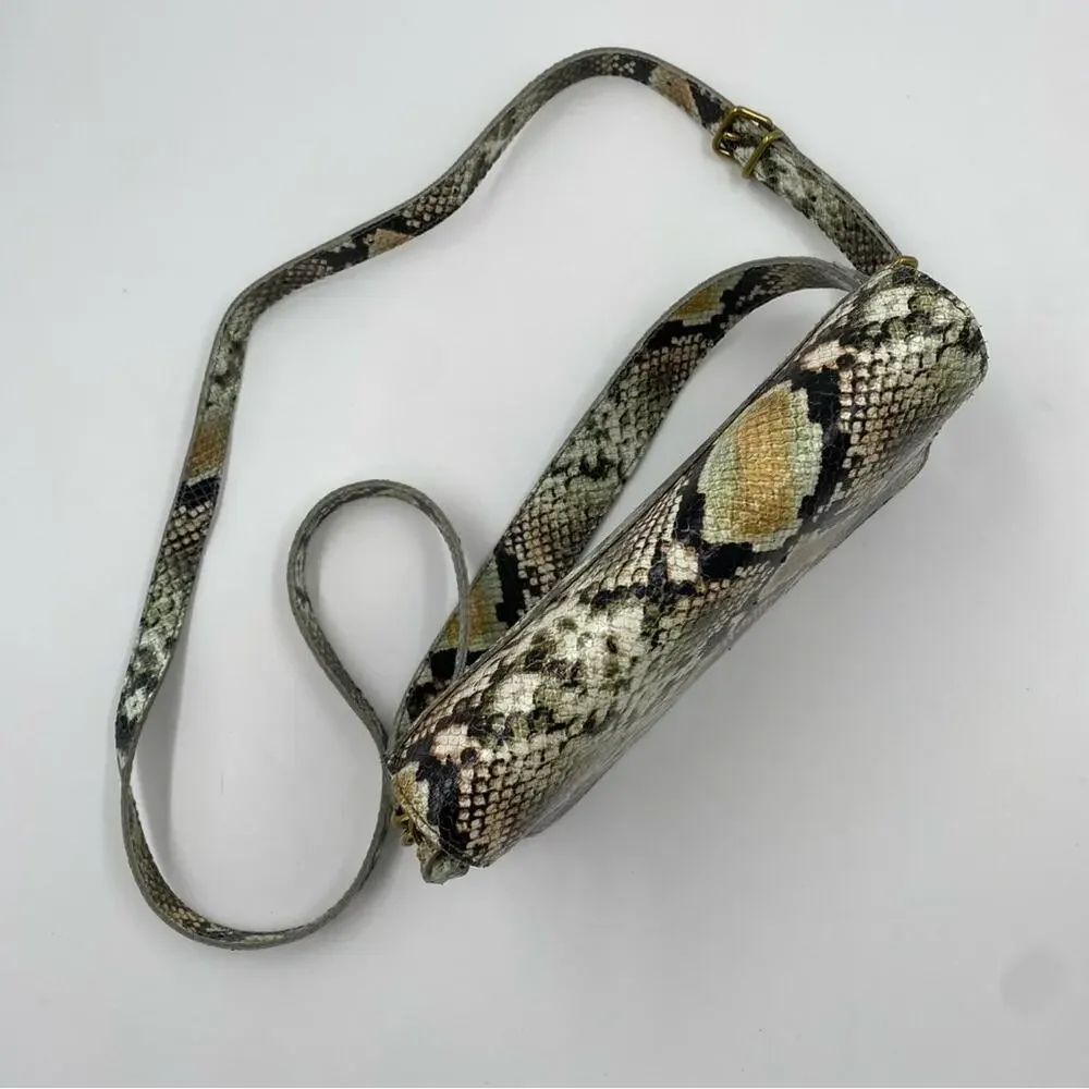 Madewell Flap Convertible Crossbody‎ Snake Leather new with tags purse